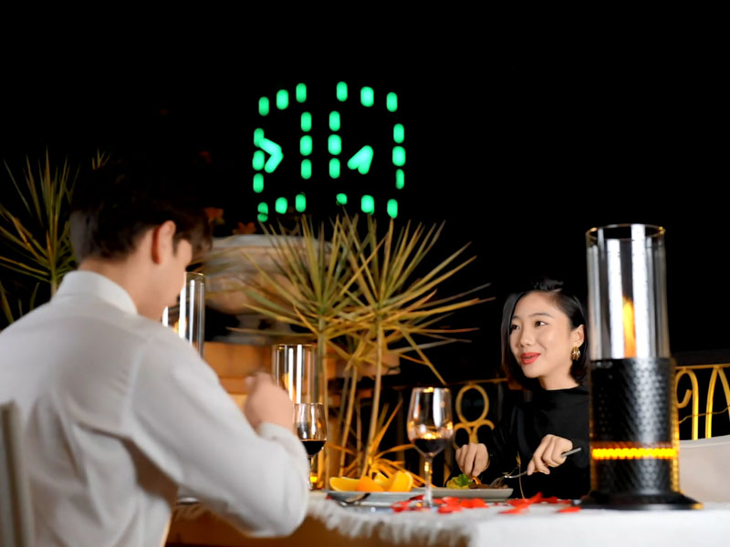 抖音短視頻拍攝 - 火焰燈